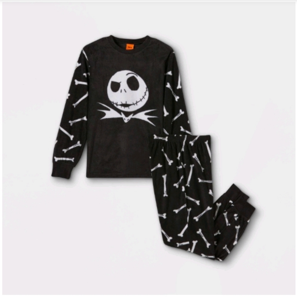 Boys jack skellington pajama set sz 5